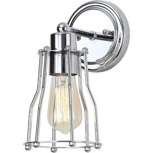 1- Light Metal Industrial Vanity sconce - Contemporary, Transitional, Reversible